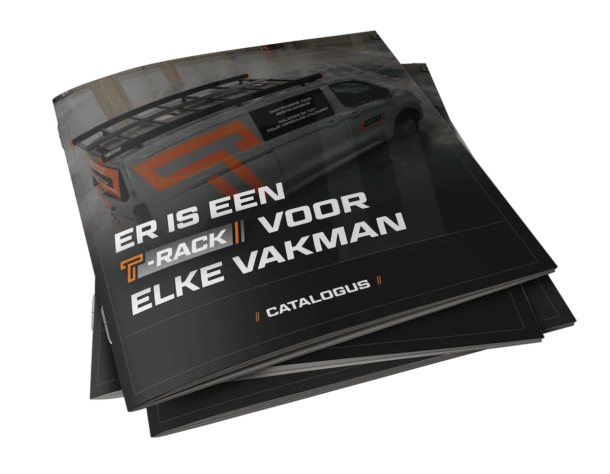 De T-Rack catalogus vol met info en de nieuwste T-Rack producten